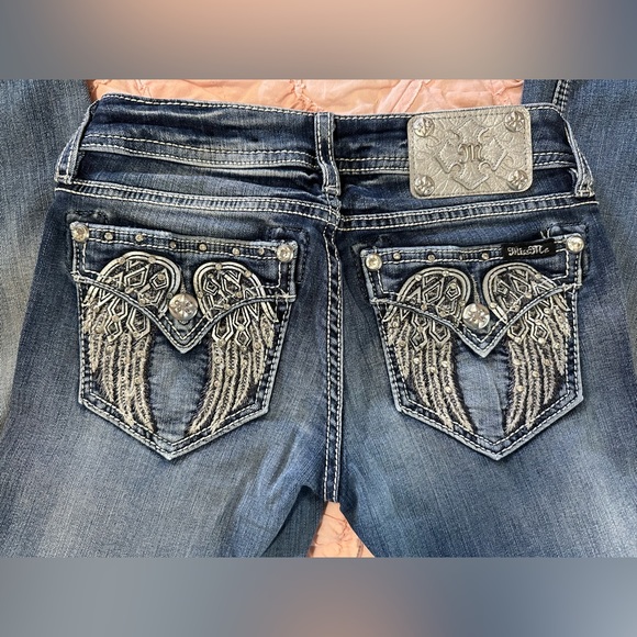 Women’s Miss Me Signature Bootcut Winged Pocket Stretch Jean Size 25. - Picture 4 of 6